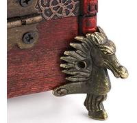 HUSHUI Patas de Caja de Madera con Forma de Cabeza de Caballo, Protectores Retro Elegantes para Armarios y Joyeros, 8 Uds., Aleación de Zinc, 3,9x2,9cm