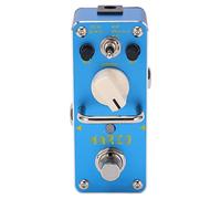 HUSHUI Pedal de Efecto de Guitarra Eléctrica Trituradora de Bits True Bypass Compacta para Músicos Metal Azul