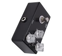 HUSHUI Pedal de Efecto de Guitarra Super Rat Herramienta de Distorsión Ajustable para Músicos Metal Negro 1 Unidad