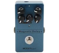 HUSHUI Pedal de Efecto de Retardo Azul Oscuro con Perilla de Velocidad de Profundidad de Tiempo para Guitarristas y Músicos, Perfecto para Ecos Creativos