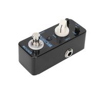 HUSHUI Pedal de Efecto Overdrive Clásico Mini Pedal de Efecto de Guitarra para Jugadores de Blues Diseño Compacto de Metal Negro