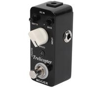 HUSHUI Pedal de Efecto Trémolo Sonido Vibrato Clásico con Gran Velocidad y Ajuste de Profundidad para Guitarristas Construcción Metálica