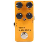 HUSHUI Pedal de Guitarra con Distorsión de Alta Ganancia, Potente Efecto de Guitarra Eléctrica de Aleación de Aluminio con Bypass Verdadero para Entusiastas de la Música Heavy Metal