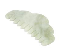 HUSHUI Peine de Piedra de Jade, Herramienta de Masaje del Cuero Cabelludo para la Relajación del Cuidado de la Cabeza, con Tallado Exquisito para el Cuerpo, Cara, Cuello, Muñeca,