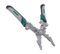 HUSHUI Pelacables Plegable 16 en 1, Herramienta Engarzadora Cortadora de Cables Multifuncional con Filo de Corte de Alta Nitidez, para Conectores Eléctricos Pelado de Cables