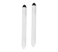HUSHUI Pen de Lápiz óptico de 2 Piezas, Tableta de Pantalla Táctil de Silicona Suave y Amigable para los Niños Tableta de con Ataduras Desmontables, para Teléfono y Otros (Blanco)
