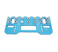 HUSHUI Pin de Estante Drircle Jig 64 128 192 Mm Espacio Aleación de Aluminio Alozo Manejo de Gabinete Ajustable Plantilla de Instalación para Carpintería de Carpintería