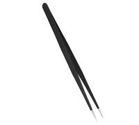 HUSHUI Pinzas para Injerto de Pestañas de Alta Precisión, Diseño Ergonómico, para Uso Profesional, Construcción de Acero Inoxidable, 1 Pieza (TS-11-Pinzas Rectas)