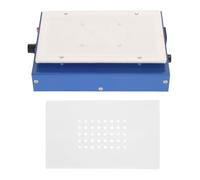 HUSHUI Placa Caliente de Soldadura, Estación de Precalentamiento de Microcomputadora LED de Aleación de Aluminio de 450 W con Estera de Silicona Antideslizante (Enchufe europeo 200-240V)