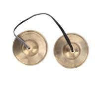HUSHUI Platillos Tibetanos, Campanas de Meditación de Latón Hechas a Mano con Símbolos Auspiciosos, Sonido Claro y Agradable para Yoga, Terapia de Sonido y Decoración del Hogar