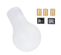 HUSHUI Pomo de Palanca de Cambios de Plástico Duradero, Repuesto Manual de 5 Velocidades para C1 C3 C4 Series 1 Unidad (B (blanca))