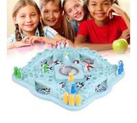 HUSHUI Pop 'n Drop Penguins Divertido Juego de Competición para Niños e Interacción Familiar 1 Pieza 25,3x25,3 Cm Juguete ABS