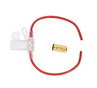 HUSHUI Portafusibles 12AWG, Disyuntor Impermeable Transparente para Coche, Camión, RV, Yate, 32V con Reinicio Manual, Diseño Duradero