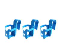 HUSHUI Portavasos para Piscina, Resistente y Práctico Portavasos para Piscinas Elevadas, sin Derrames y Diseño 2 en 1, Adecuado para Rieles Superiores de Barra Redonda, Material ABS, 2 Juegos (3