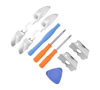 HUSHUI QM21070921 Piezas de Parachoques de Repuesto Mejoradas para el Controlador One Izquierdo y Derecho ABS Duradero Plateado 2 Unidades