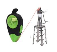 HUSHUI Recuperador de Señuelos de Pesca, Protector de Cebo ABS PE de Acero Inoxidable con Línea de 300 Cm y Ergonómico, para Barco, Río, Lago, Arroyo, Pesca, Lubina, Trucha, Panfish