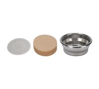 HUSHUI Reemplazo de Cesta de Filtro de 54 Mm, Filtros de café de Pantalla de Acero de Acero Inoxidable para Cesta de Portafilter, Accesorios para Máquinas de café (2 taza)