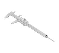 HUSHUI Regla de Calibrador Vernier, Herramienta de Acero con Alto Contenido de Carbono para Medir con Precisión el Ancho de la Pieza de Trabajo, 0-150 Mm, 0-200 Mm o 0-300 (0-150)
