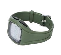 HUSHUI Reloj Digital Deportivo Multifunción Resistente Al Agua con Contador de Pasos para Estilo de Vida Activo Plástico (9105 Verde Militar)