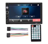 HUSHUI Reproductor MP5 para Coche de 7 Pulgadas, Receptor Estéreo Multimedia Bluetooth para e iOS con Control Remoto para una Conducción Segura