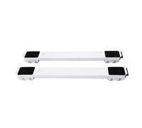 HUSHUI Rodillo Móvil Universal Appliances, Rodamiento de Carga Ajustable de 300KG para Muebles y Electrodomésticos Pesados, Hierro de 17,7-27,6 Pulgadas (Blanca)