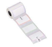 HUSHUI Rollo de Papel de 150 Hojas Etiquetas de Precios Autoadhesivas para una Fácil Organización y un Etiquetado Eficiente Ideal para Uso Doméstico y de Oficina (Borde colorido de 40 x 25 mm/1,57 x