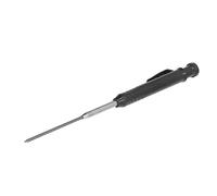 HUSHUI Rotulador para Marcar Carpintería, Herramienta de Trazado Puntiaguda Duradera de 2,8mm para Proyectos de Madera, Metal, Plástico y Vidrio con Juego de Recarga (Recambios de tres colores)
