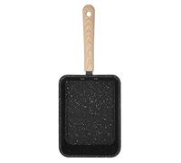 HUSHUI Sartén con Revestimiento Antiadherente, Sartén para Tortilla Japonesa Gruesa para Cocinar en Casa, 35,5x14,6 Cm, Hierro Premium, 1 ud.