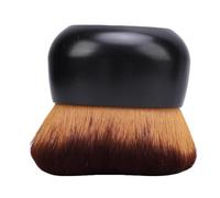 HUSHUI Self Tanner Pincel Face Cuerpo Soft Wave En Forma de Cabello Cabezo Tan Bronceado Cepillo de Mezcla para una Cobertura Uniforme (Negro)