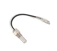 HUSHUI Sensor Universal de Temperatura de Agua y Aceite de Alta Precisión para Medidor de Temperatura del Agua y Medidor de del Aceite, Adaptador de Rosca NPT de 1/8 pulg., Rango de Prueba de 0 ℃ a