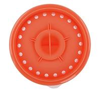 HUSHUI Separador de Huevos, Herramienta de Cocina Duradera No Tóxica para Filtrar Fácilmente la Yema en Casa, Hecha de PP para hasta 6 Huevos (naranja intenso oscuro)