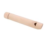 HUSHUI Silbato de Madera para Niños, Instrumento Educativo, Flauta de Madera para Desarrollo Musical, Maciza Segura y No Tóxica, 1 Unidad (#2)