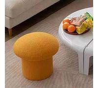HUSHUI Sofá Banco Reposapiés Cómodo Reposapiés Suave para Sala De Estar Dormitorio Diseño De Madera De Pino (Amarilla)