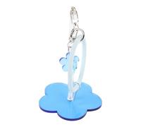 HUSHUI Soporte de Hilo de Muñeca Silicona Elástica de Silicona la Pulsera de la Pulsera Organizador de Hilo Rotativo de la Base de la Flor para Transporte de Jardín de Jardín (Azul)