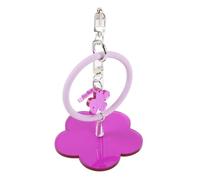HUSHUI Soporte de Hilo de Muñeca Silicona Elástica de Silicona la Pulsera de la Pulsera Organizador de Hilo Rotativo de la Base de la Flor para Transporte de Jardín de Jardín (Violeta)