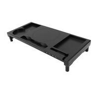 HUSHUI Soporte Elevador para Computadora, Soporte de Escritorio Ergonómico Ajustable con Concentrador USB 2.0 y Ranura para de Teléfono, para Computadora Portátil, PC, TV,