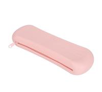 HUSHUI-soporte para Brochas de Maquillaje de Silicona, Multiusos, Gran Capacidad, a Prueba de Polvo, Portátil, Bolsa de Cepillos Cosméticos de Viaje para Casa