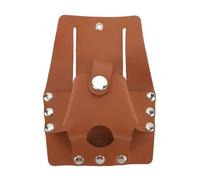 HUSHUI Soporte para Cinta Métrica, Cuero de PU, Gran Capacidad, Cierre de Botón, Bolsa para Cinta Métrica, Soporte para Herramientas para Cinturón