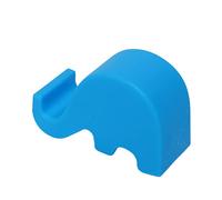 HUSHUI Soporte para Teléfono con Forma de Elefante, Material de PP, Lindo Soporte con Forma de Elefante para Teléfono Móvil, Bolígrafo, Cuchara, Palillos, con Base Antideslizante (Azul)