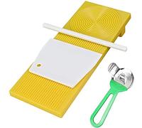 HUSHUI Tabla de plástico para macarrones para Pasta, Tabla de plástico para ñoquis, Herramienta para Hacer macarrones, Pasta y ñoquis, Cortador, Rodillo, Herramienta Manual de Cocina