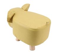 HUSHUI Taburete de Elefante, Bonitos Reposapiés de Animales, Reposapiés Tapizado de Esponja Suave para Habitación de Niños, Guardería, Sala de Juegos, 30x25x24cm (Amarilla)