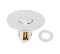 HUSHUI Tapón para Fregadero de Baño, Filtro de Drenaje de Fregadero Antiobstrucción Universal Filtro de Tapón de Drenaje de Fregadero Emergente de Acero Inoxidable