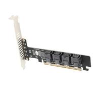 HUSHUI Tarjeta Adaptadora PCIE a U.2 Expansión de 4 Puertos de Alta Velocidad para Sistemas PCIE X16, Material PCB Duradero