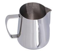 HUSHUI Taza para Espumar Leche de 400 Ml, Elegante Jarra de café de Acero Inoxidable para Uso Doméstico y de Oficina