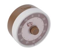 HUSHUI Temporizador para niños, Ardilla Comida Castañas Patrón Tranquilo Temporizador Visual para Estudio y Gestión del Tiempo de Cocina, con Fácil Operación y Material Abs seguro