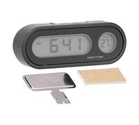 HUSHUI Termómetro para Coche, Luz Nocturna Electrónica, Minireloj Digital para Salpicadero de Coche, Hogar, Oficina, Uso Al Aire Libre, ABS, 3,0x1,0x0,6 Pulgadas