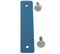 HUSHUI Tiradores de Cajones de Cuero PU Elegantes Manijas Anticolisión para Gabinetes, Bolsos y Cajones Hechos de Aleación de Zinc y Cuero Artificial 12,6 X 2,6 Cm 1 Pieza (Azul)
