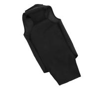 HUSHUI Traje de Recuperación de Cirugía para Perros Absorción de Sudor Profesional Ajuste Perros Activos Poliéster Negro (M)
