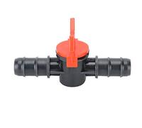 HUSHUI Válvula Reguladora de Flujo de Agua para Pecera, 2 uds., Controladores Ajustables de Plástico Duradero para Acuario, Rojo, Negro, 10mm, 14mm (14mm)