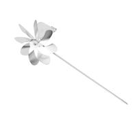 HUSHUI Veleta Giratoria, Veleta de Molino de Viento de Acero Inoxidable con Rotación de 360 Grados para Exteriores, con Diseño Resistente Al Agua